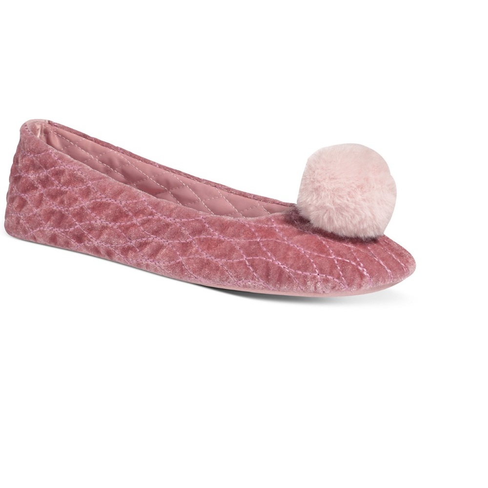 KATE SPADE NEW YORK Fluffed Ballerina Slippers